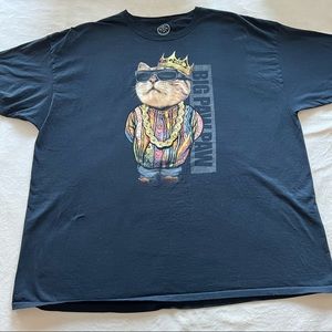 Mens Graphic TShirt Cat “Big PawPaw” 3XL